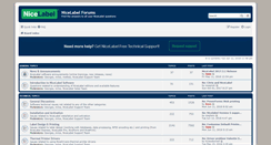 Desktop Screenshot of forums.nicelabel.com
